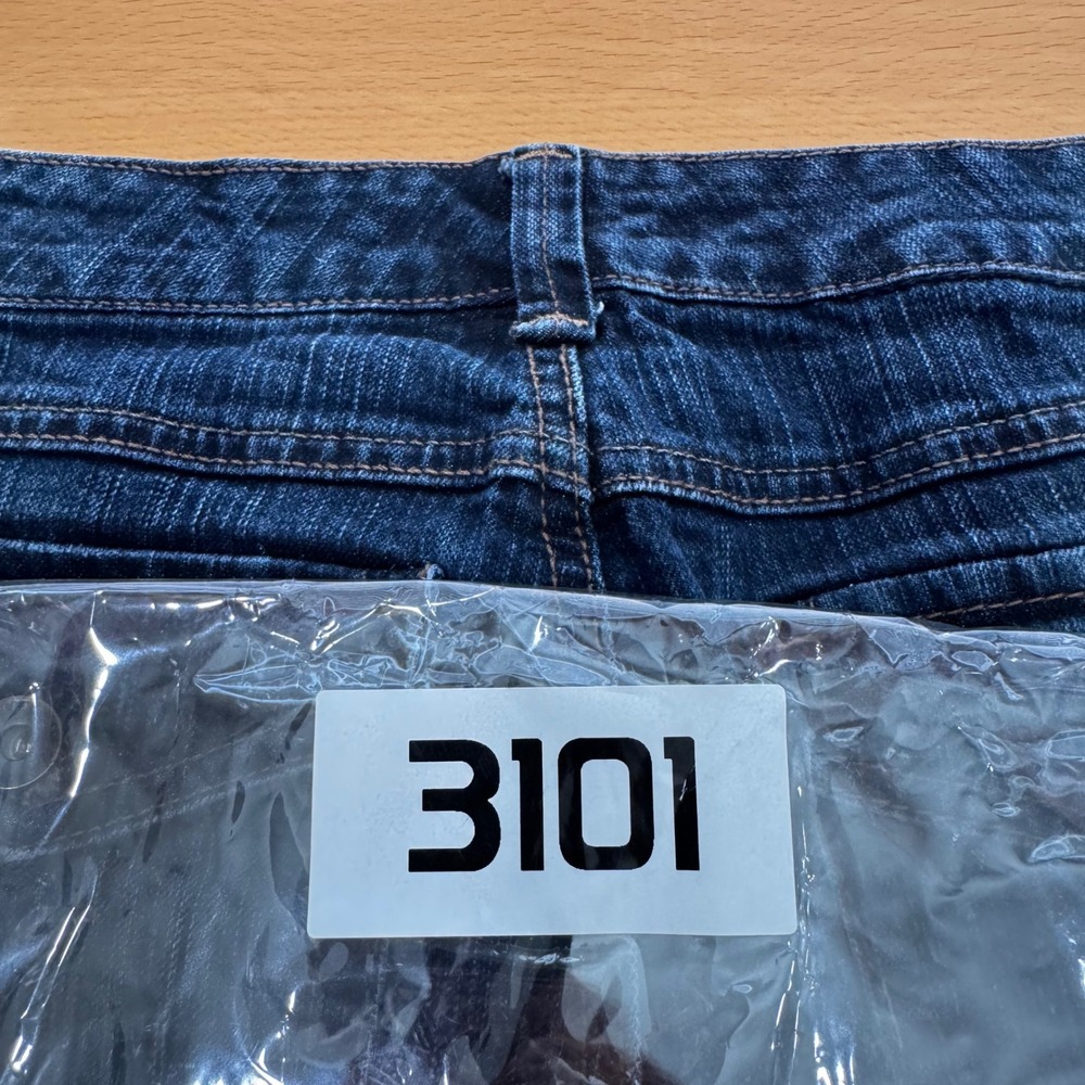 Nine West Jeans Bootcut Women 6 Blue Dark Wash Flap Pocket Stretch Denim Casual - Picture 10 of 10